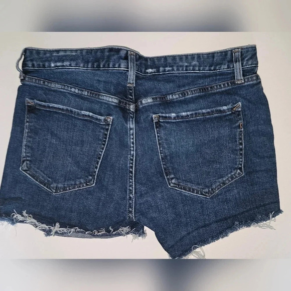 Express Cut Off Denim Shorts - Picture 2 of 5